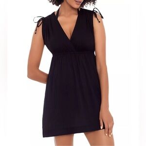 Lauren Ralph Lauren
Farrah Crushed Cotton Swim Cover-Up Black